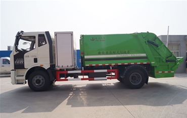 纯电动压缩式垃圾车 YYD5120ZYSCBEV（正左）